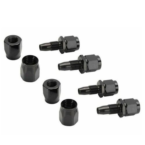 4 pièces 4AN/6AN/8AN/10AN/12AN adaptateur d'extrémité de tuyau pivotant droit pour tuyau CPE - Photo 3/8