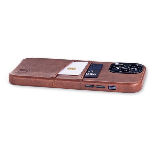 Dockem iPhone 13, 13 Pro, Pro Max Exec M2 Wallet Case; 2 Slots, Metal Plate - Picture 12 of 40