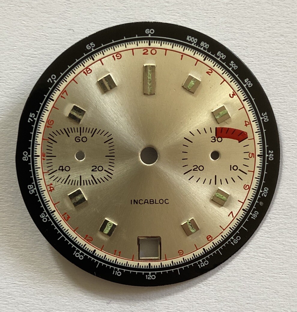 Cadran Valjoux 7734 Vintage 31,10 mm | Pièce Détachée Chronographe sans Marque - 3