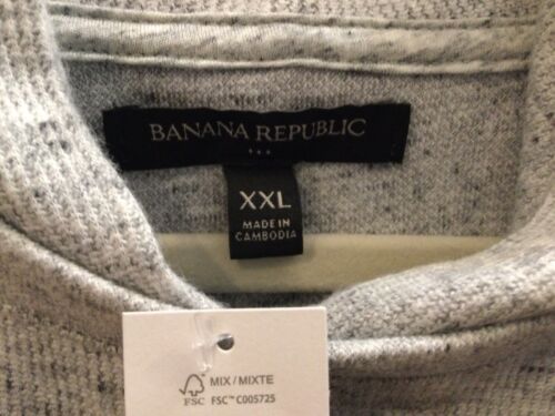 Men’s Brand New With Tag’s Banana Republic French Rib Hoodie. Size 2XL - Picture 3 of 5