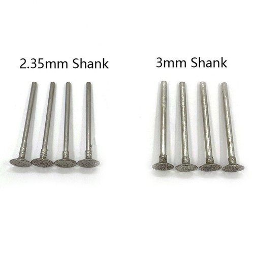 Fresas de diamante de vástago de 2,35 mm/3 mm brocas abrasivas rotativas sinterizadas rebabas - Imagen 6 de 12