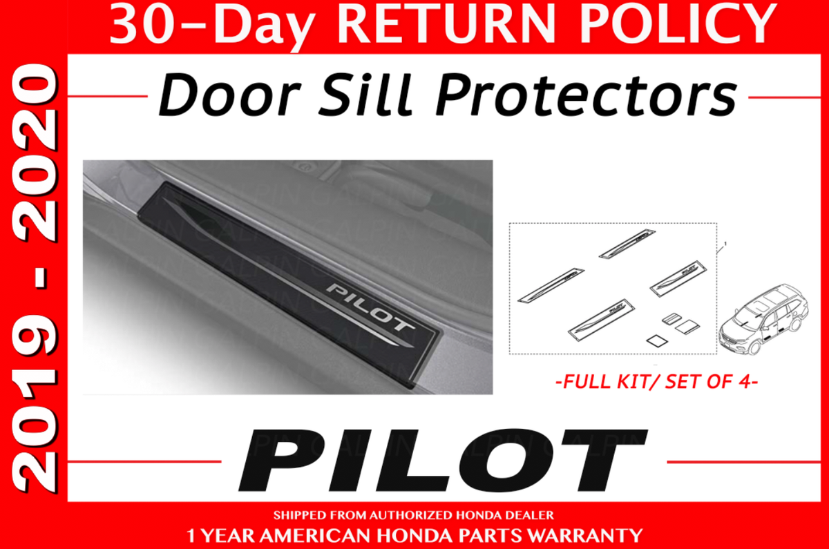 Genuine Honda Door Sill Protectors (Film Only) Fits: 2019-20 Pilot