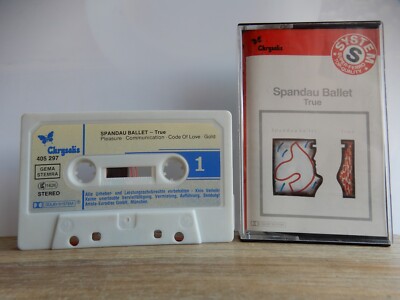 SPANDAU BALLET TRUE MUSIK KASSETTE MC TAPE SYSTEM S 1983 CHRYSALIS