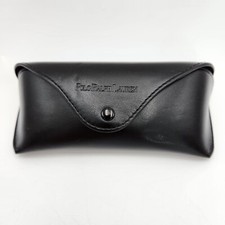 Polo Ralph Lauren Eyeglasses Sunglasses Snap Close Case Soft Shell Carrier Black