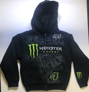 monster zip up hoodie