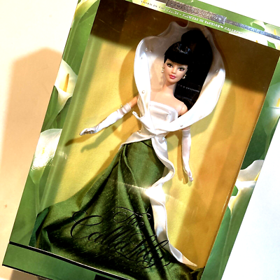 Lily Barbie  未使用品　コレクション　希少　レア　清楚　可憐 Excellent Mattel Barbie Claude Monet Water Lily JAPAN | eBay