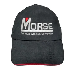 The M.K. Morse Company Slideback Hat Black One Size Embroidered Bayside
