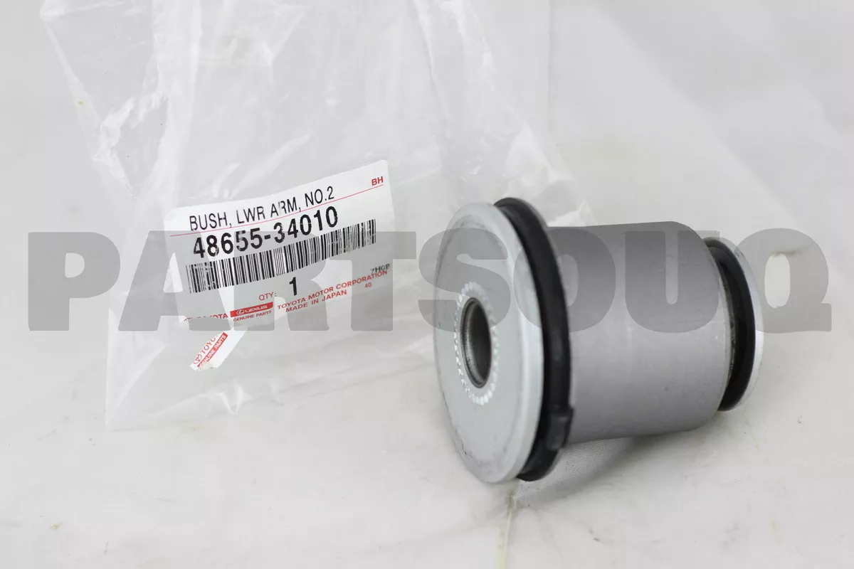 4865534010 Genuine Toyota BUSH, FRONT LOWER ARM, NO.2, RH/LH 48655 