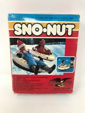 Vintage Donut Sno-Nut Inflatable Snow Tube Flexible Flyer 38" sealed B604