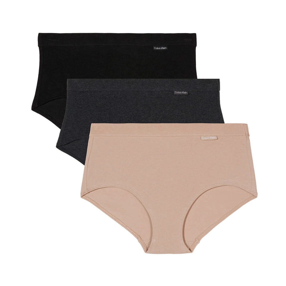 NWT Calvin Klein Woman 3-Pack Modern Brief Cotton Underwear - Image 3 of 4