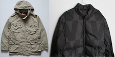 Men's VALENTINO 2 in 1 Parka Removable Puffer Down Jacket V Monogram size 54