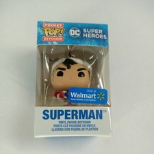 Funko Pop! Llavero de Bolsillo DC Comics Vacaciones 2022 Superman Exclusivo Walmart NUEVO