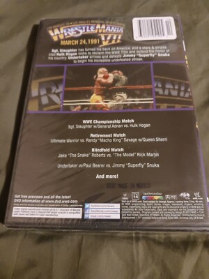 WWF - WrestleMania 7 (DVD, 2013) for sale online | eBay