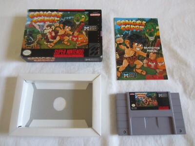 Congo's Capers (SNES) Super Nintendo Complete CIB Data East 1993 RARE