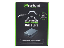 Digipower re-fuel DLSR Camera Rechargeable Replacement Battery for Canon LP-E12