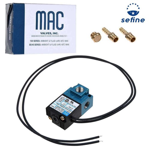 Electroválvula de control electrónico de refuerzo MAC 3 puertos 5,4 W + fortificaciones de latón de púas - Imagen 2 de 12