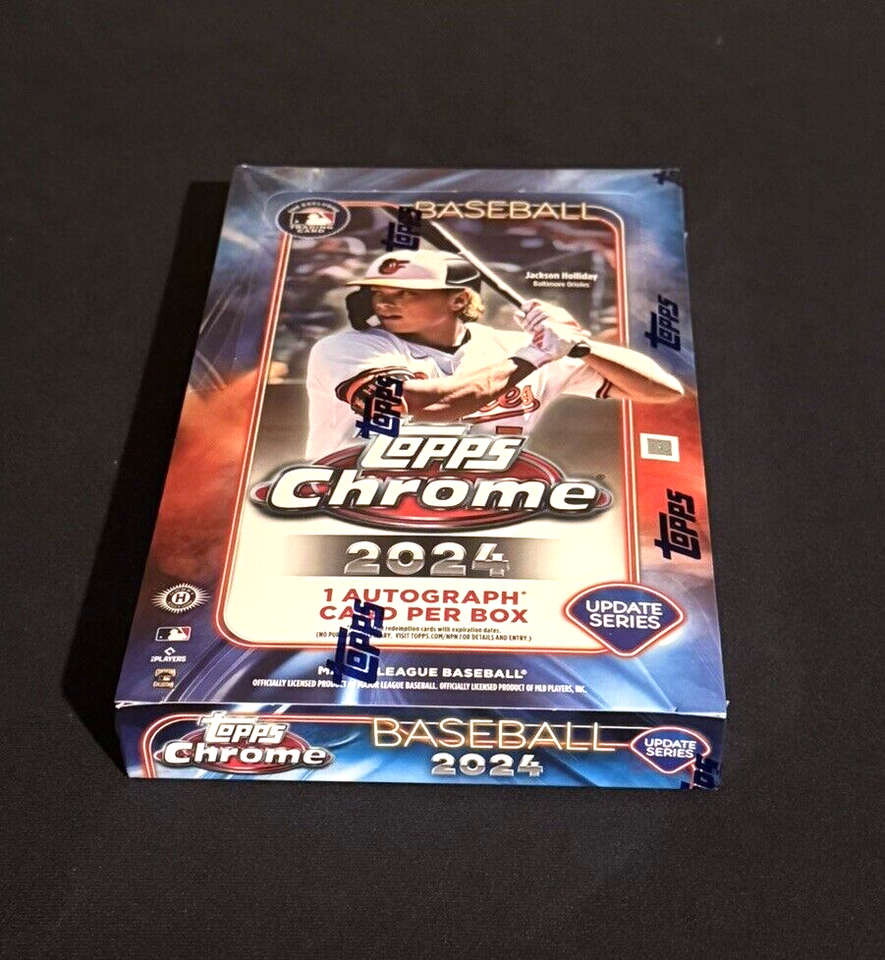 2024 Topps Chrome Update Series MLB Baseball Hobby Box Factory Sealed