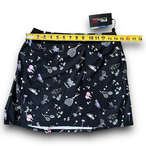 Ralph Lauren RLX - Printed Racquet Aim - 15in Golf Skort - Women’s Small - Black - Bild 13 von 14