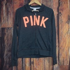 VICTORIA'S SECRET PINK Women's Sz M Full Zip Fleece Jacket