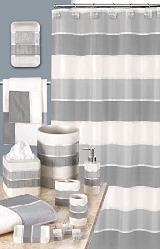 4pc Modern Bathroom Accessories Set Modern Soap Modern Line 4 Piece Set - Imagen 4 de 8