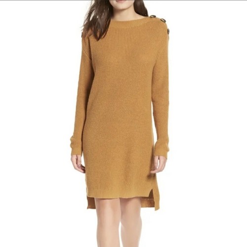 BP Sweater Dress Mustard Yellow Size 