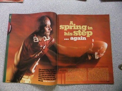 L#904 1999 Sporting News magazine- Jerry Rice, San Francisco 49ers, NRMT - Picture 2 of 3