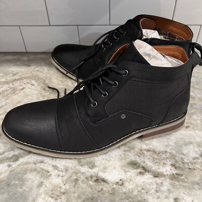 NEW Mens Ferro ‘Blaine’ Aldo Mid Top Boots Casual Mid-Top Zipper Boots | Blaine, Grey | Original Designer  main image 3