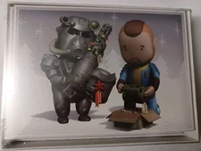 OFFICIAL FALLOUT NUCLEAR WINTER HOLIDAY CHRISTMAS PREMIUM CARDS x10 THINK GEEK