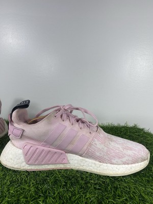 Adidas Boost NMD R2 Womens 10.5 Wonder Pink White Athletic Running Sneaker  | eBay