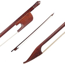 4/4 Violin Bow Baroque Style Snakewood Round Stick Snakewood White L8A5