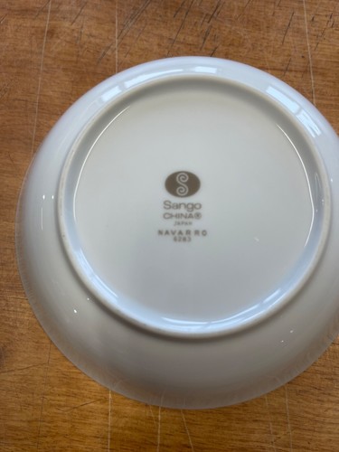 Sango Fine China NAVARRO 6283 Fruit Dessert Sauce Bowl 5 in 1 ea 12 available - Picture 3 of 3