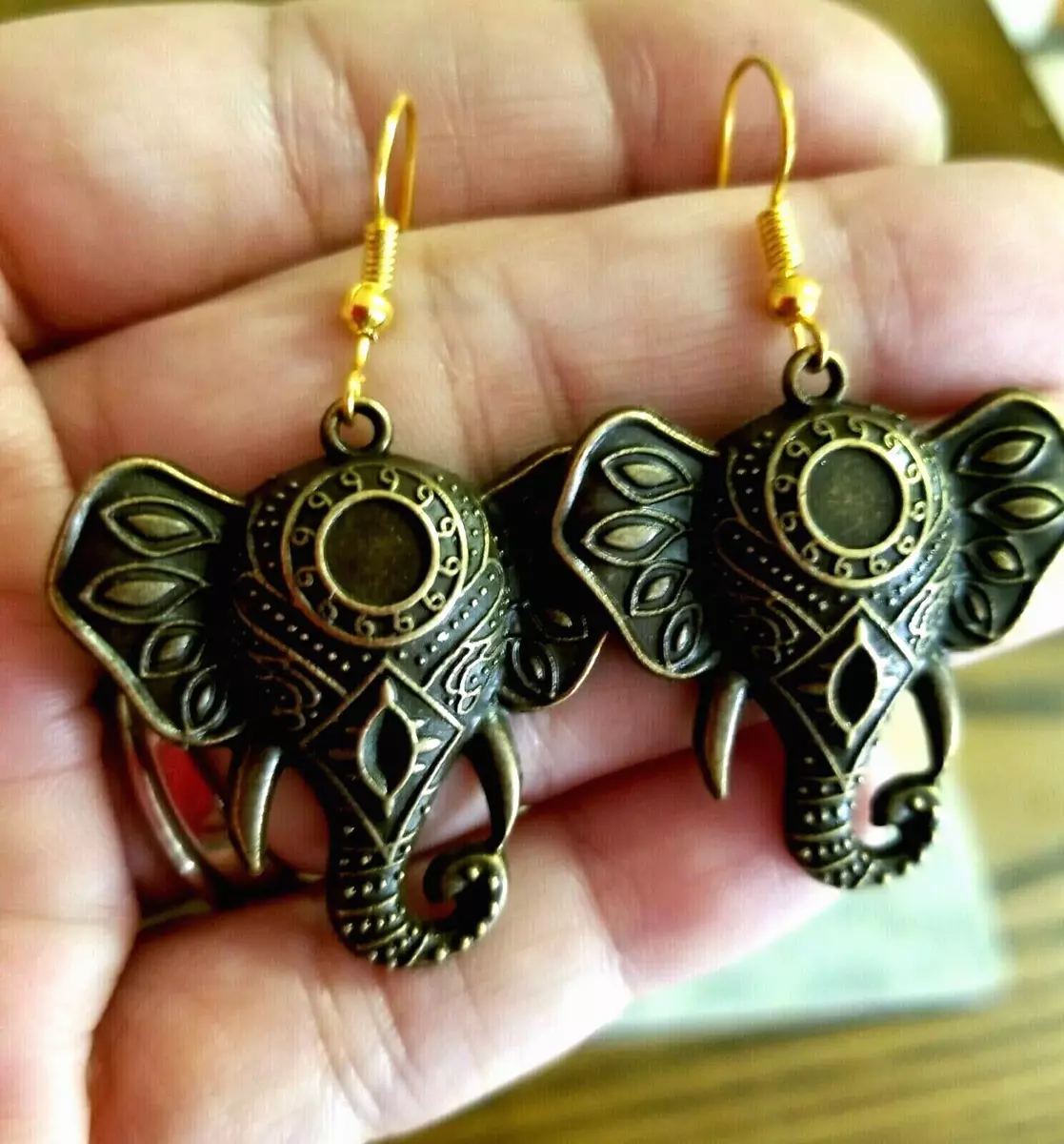 Elephant jewelry deals earrings