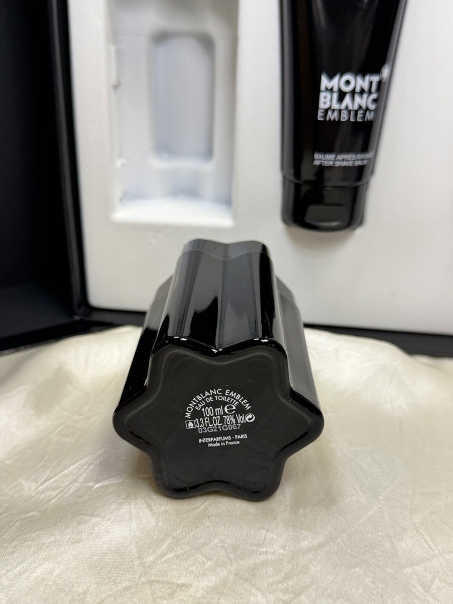 EMBLEM BY MONTBLANC 100ML EDT SPRAY, 100ML AFTER SHAVE BALM