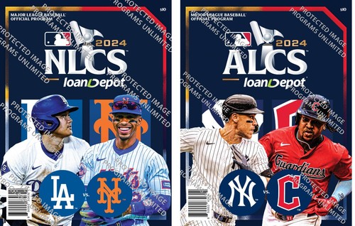 ENVÍOS 11/8 MLB 2024 PROGRAMAS DE CAMPEONATO ALCS NLCS SERIE MUNDIAL DODGERS YANKEES - Imagen 1 de 3