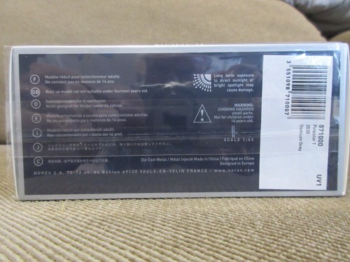 1:43 Norev 2020 Polestar 1 Electric Car Osmium Grey RARE! - Picture 8 of 10