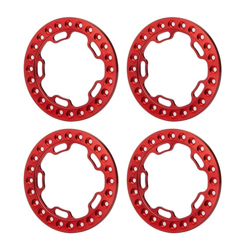 4* RC Upgraded 1.9in Wheel Rim Outer Ring For Axial SCX10 90046 TRX4 1/10 RC Car - Picture 12 of 26