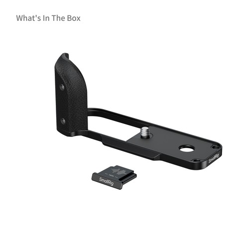 SmallRig L-shaped Mount Plate with Silicone Handle for FUJIFILM X half (Black) - Picture 2 of 6