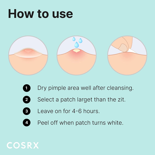 Acne Pimple Patch Absorbing Hydrocolloid Original 3 Size Patches for Blemishes a - Picture 7 of 12
