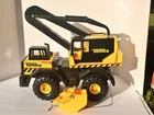 Tonka Vintage Diecast Crane Construction Vehicle Yellow Black
