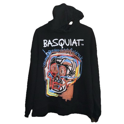 Jean Michel Basquiat x Primark Collab Grey Hoodie Large Funky