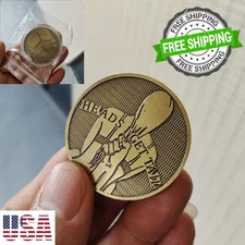 Sexy Lady Challenge Coin - Playful Heads/Tails Novelty Gift