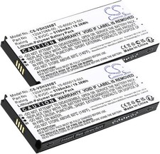 2pack Battery for Vivint Smart Hub Control Panel;VS-SH2000-C00,12047088-00