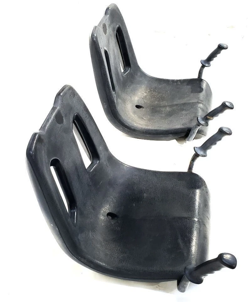 Subaru Brat 1985 OEM par de asientos asas de agarre oxidadas Foto 3 de 4