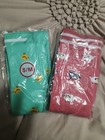 Women's S/M Compression Socks 2 Pair New Mint Green /peach Pink — photo 2