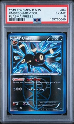 英語版Umbreon ブラッキー BW8 Freeze Holo Umbreon (Team Plasma) 64/116 Plasma Freeze Reverse Holo for sale