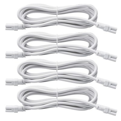 DiCUNO T5 T8 Tube Light Extension Cords 9.8FT, Female to Female Double end 3 ...