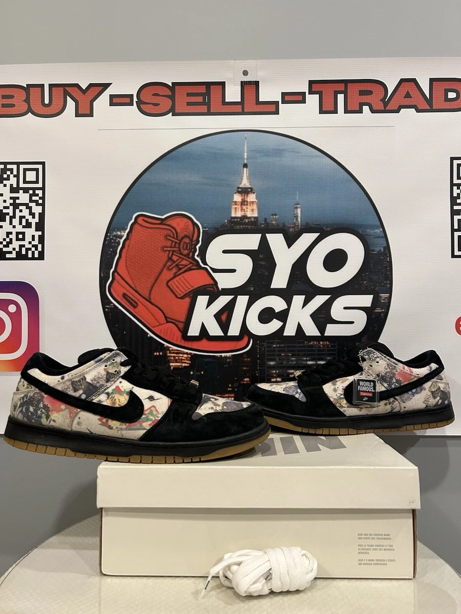 Preços baixos em Nike SB Dunk Low x Supreme Rammellzee | eBay
