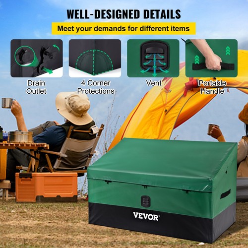 Gartenbox Auflagenbox Kissenbox 440L Gartentruhe für Außenbereich PE-Plane - Bild 5 von 12