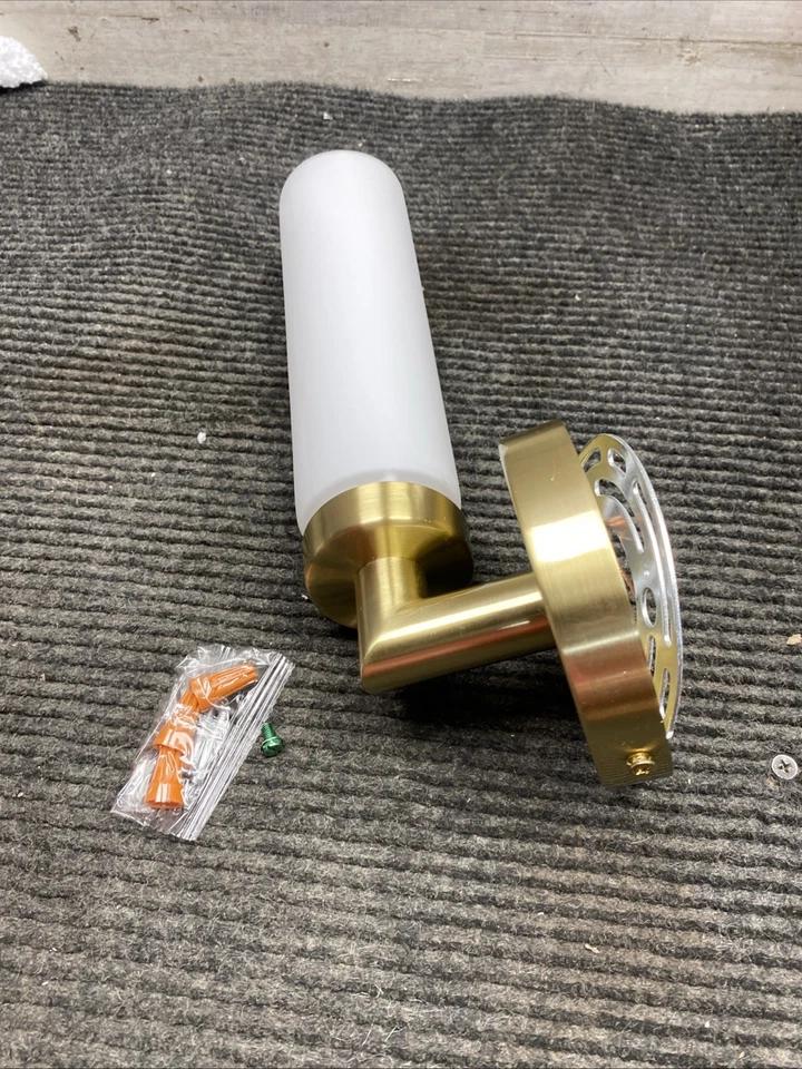 New Livex Lighting 10103-12 Aero Wall Sconce Satin Brass - Image 2 of 4