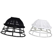 Cage Hoop Skirt Petticoat Hollow Cosplay for Bridal Dress Costume Ball Gown